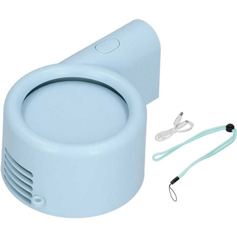 Mini Ventilateur Portable Pliable Usb, De Poche, Pour L'Ext¿¿rieur, Pour Bureau, Dortoir, Bleu 9109-May14A00185