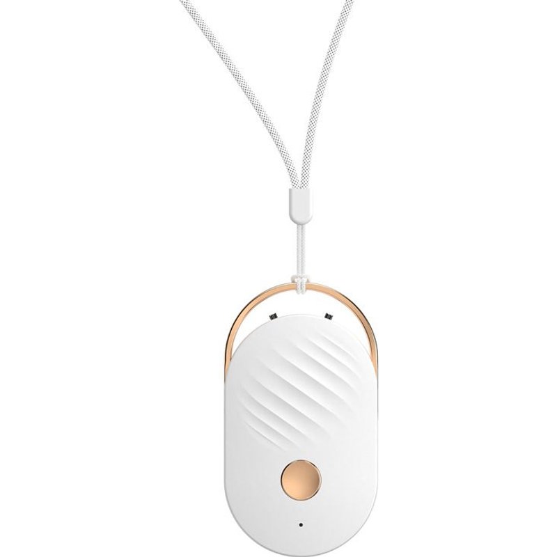 Mini Collier Purificateur D'Air Portable Blanc, Collier Purificateur D'Air Personnel G¿¿n¿¿rateur D'Ions N¿¿gatifs Portable Pour Maison Voiture 9109-May14A01833