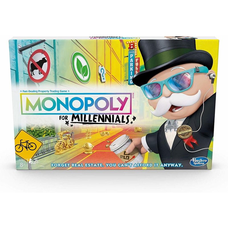 Monopoly For Millennials Board Game
