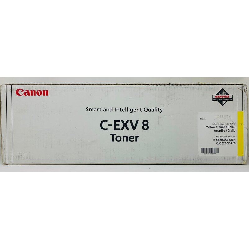 Canon C-EXV 8 - Jaune - originale - cartouche de toner - pour CLC-2620, 3200, 3220; imageRUNNER C3200, C3200N; iRC2620N, C3220N