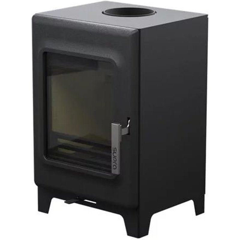 Poêle à bois étanche Supra Théodore 4,8 KW Noir