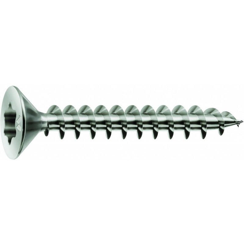 Vis à bois Panelvit Torx MUSTAD TX20 tête fraisée 4.0x40 Filetage total - Boîte de 100 - PVACXP400400C8C