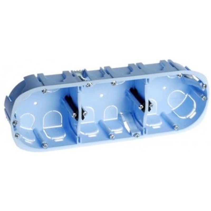 Boîte d'encastrement XL Pro - pour cloisons sèches - 3 postes - P40 EUROHM