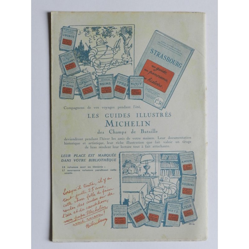 Publicité Michelin (La Petite Illustration N°9;1920)