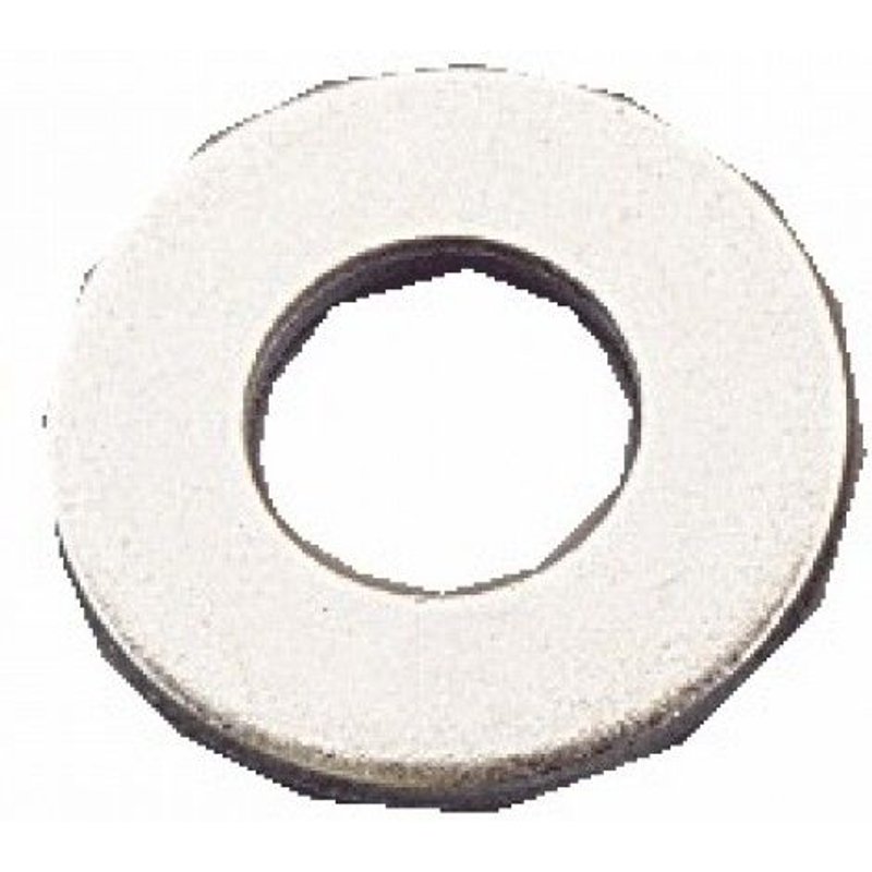 Rondelles plates Mu - acier zingué blanc - diamètre 16 mm - 100 pièces BRICOZOR