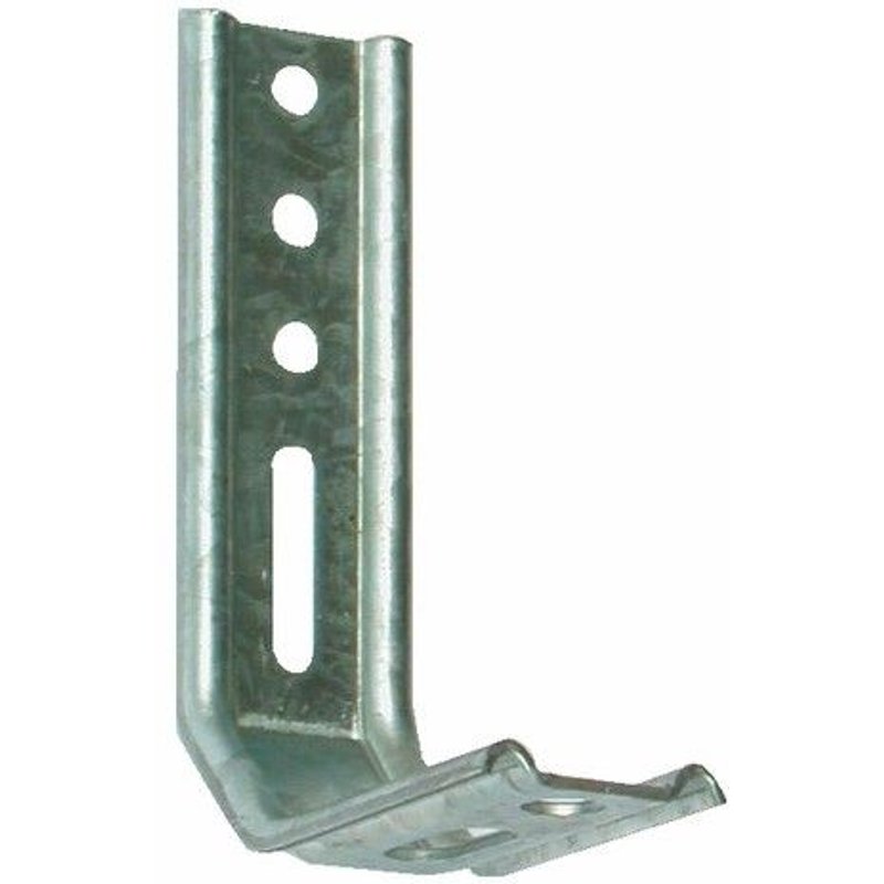 Équerre d'assemblage nervurée à pan coupé - 70 x 85 mm - 50 pièces BRICOZOR