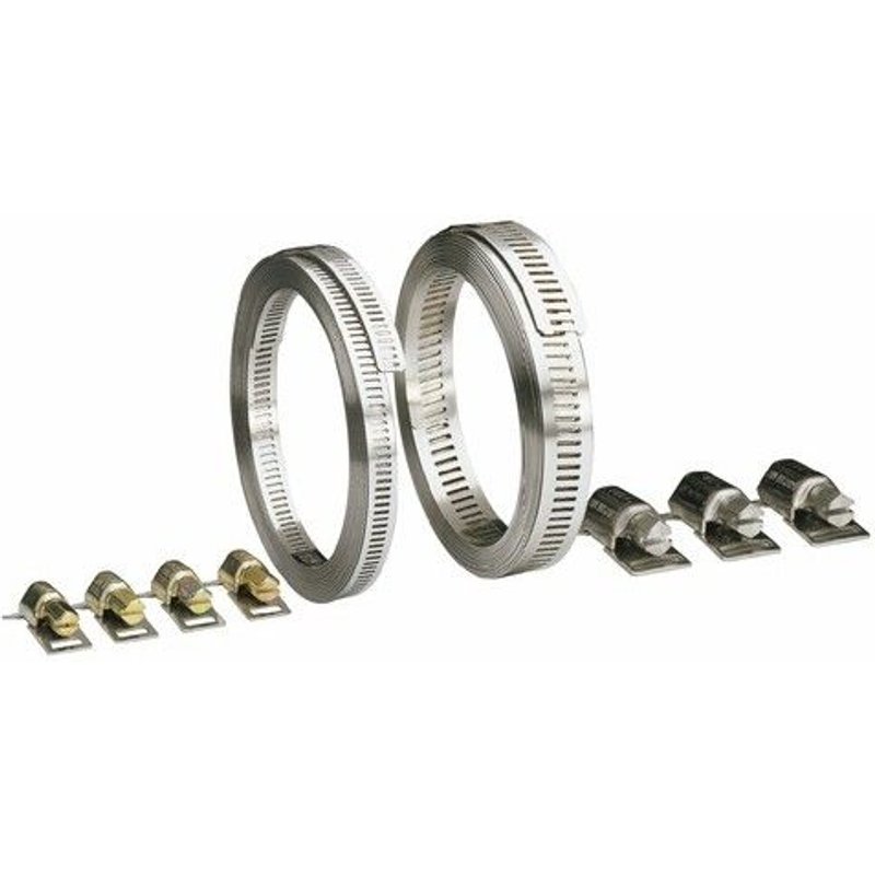 Bande ajourée sans fin pour colliers de serrage - - 25 m - largeur 8 mm SERFLEX