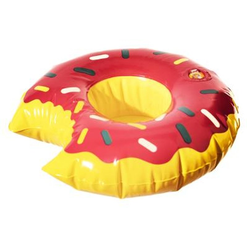 Porte Gobelet Gonflable Donut - Diam. 17 Cm