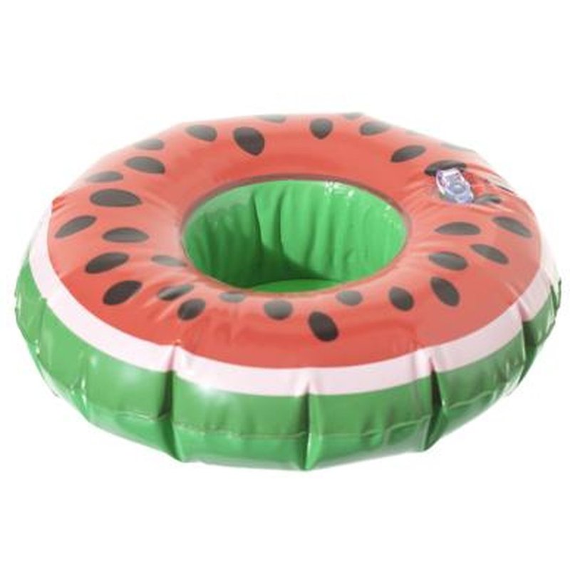 Porte Gobelet Gonflable Pastèque - Diam. 17 Cm