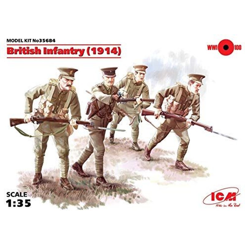 Icm Models British Infantry 1914 Music Set