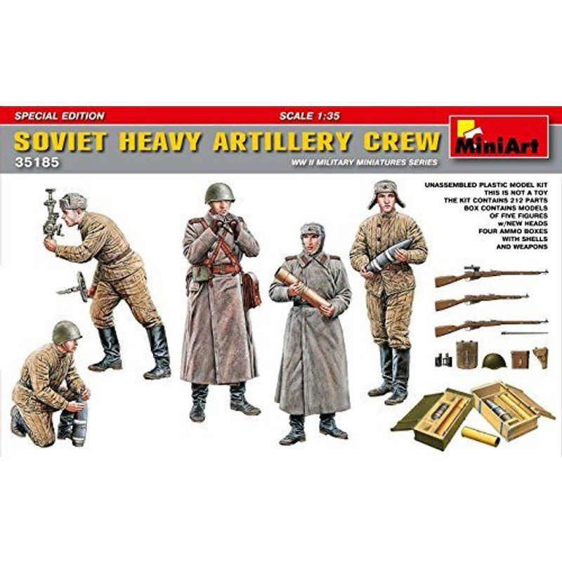 Miniart 135 - Soviet Heavyartillery Crew Special Edition