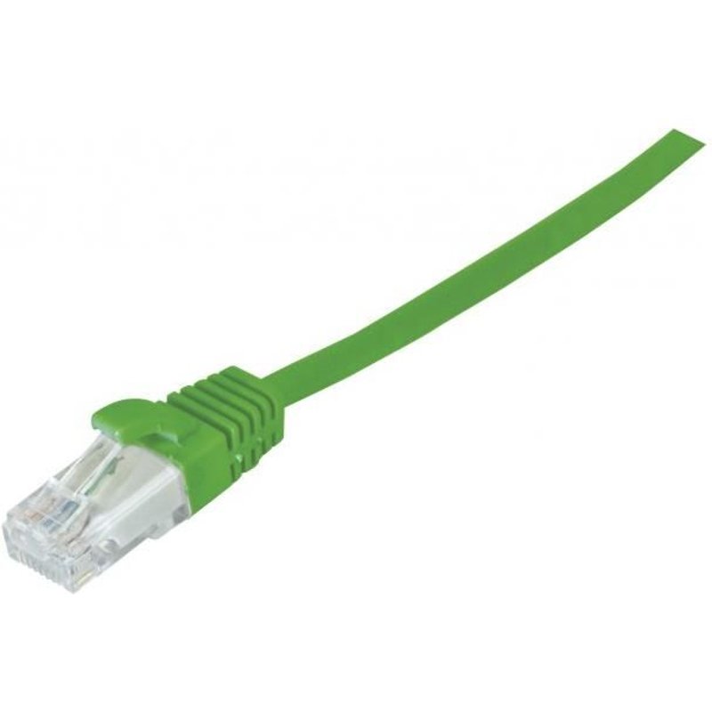 Cordon RJ45 CAT. 5e U/UTP Snagless - 0.3m / Vert