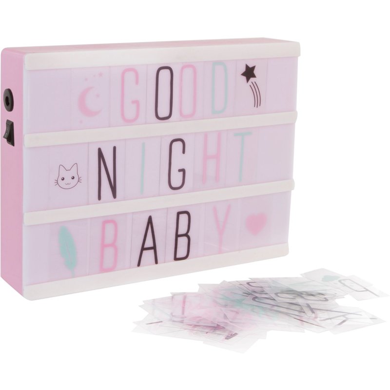 Boîte Lumineuse À Message "Kid" - Couleurs Assorties