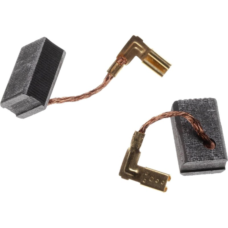 vhbw 2x balai de charbon pour moteur électrique 6 x 9 x 13,5mm compatible avec Makita JS1601 outil électrique