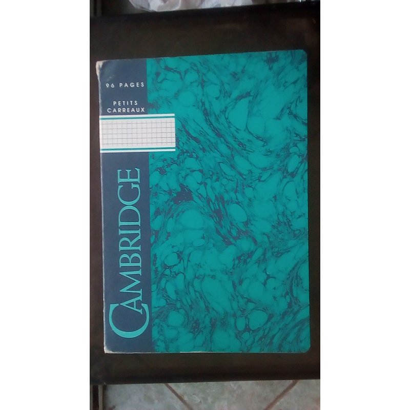 Cahier Cambridge