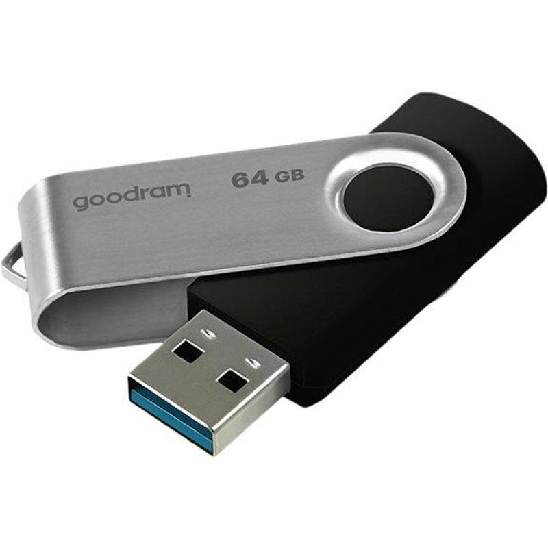 GOODRAM UTS3 - Clé USB - 64 Go - USB 3.1 - noir
