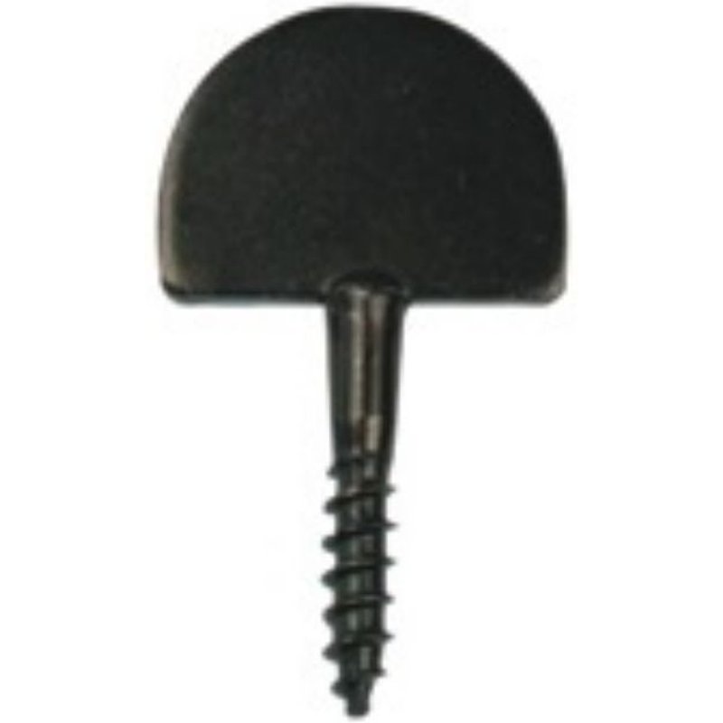 Butée de volets à vis Afbat en acier noir