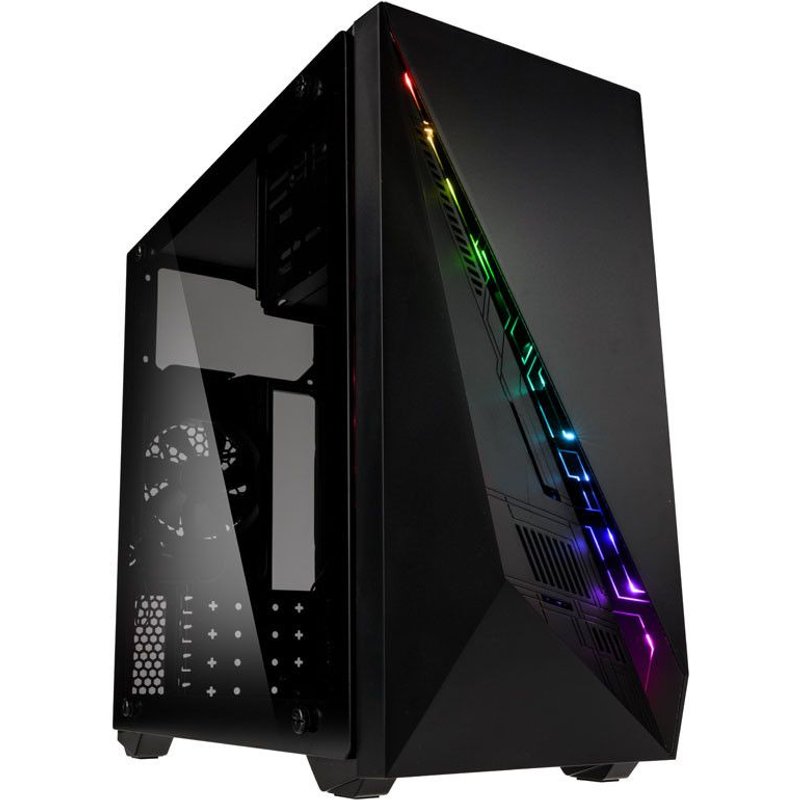 Boitier PC Mini Tour Micro ATX Kolink Inspire K2 RGB avec panneau vitré - Noir