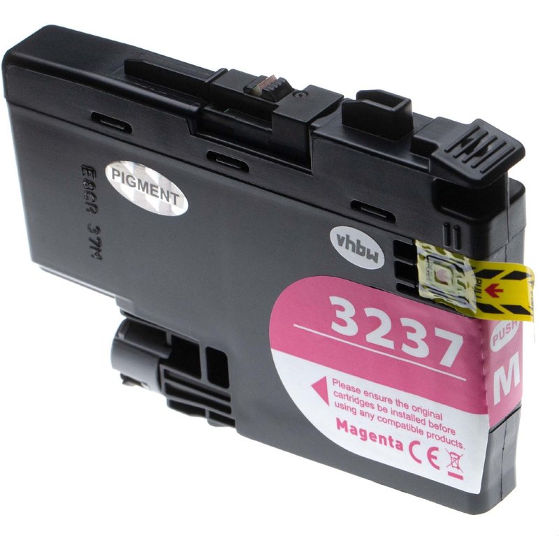 vhbw cartouche d'encre magenta remplace Brother LC-3237M, LC3237M - 18.5ml+ puce