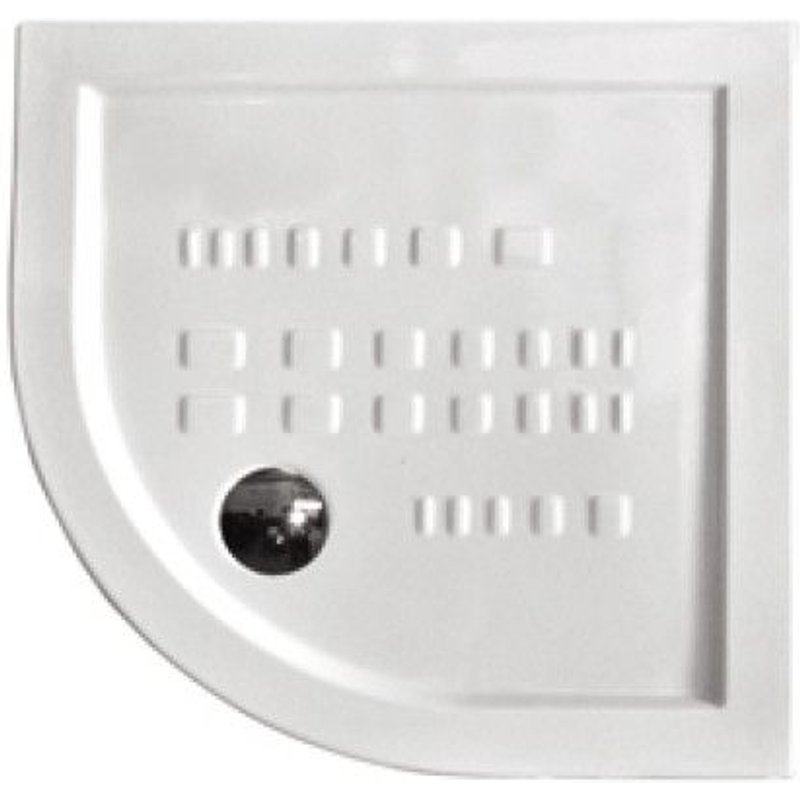 RECEVEUR DE DOUCHE 90x90 H.5,5 SEMI-CIRCULAIRE EN CÉRAMIQUE GAMME LINEA