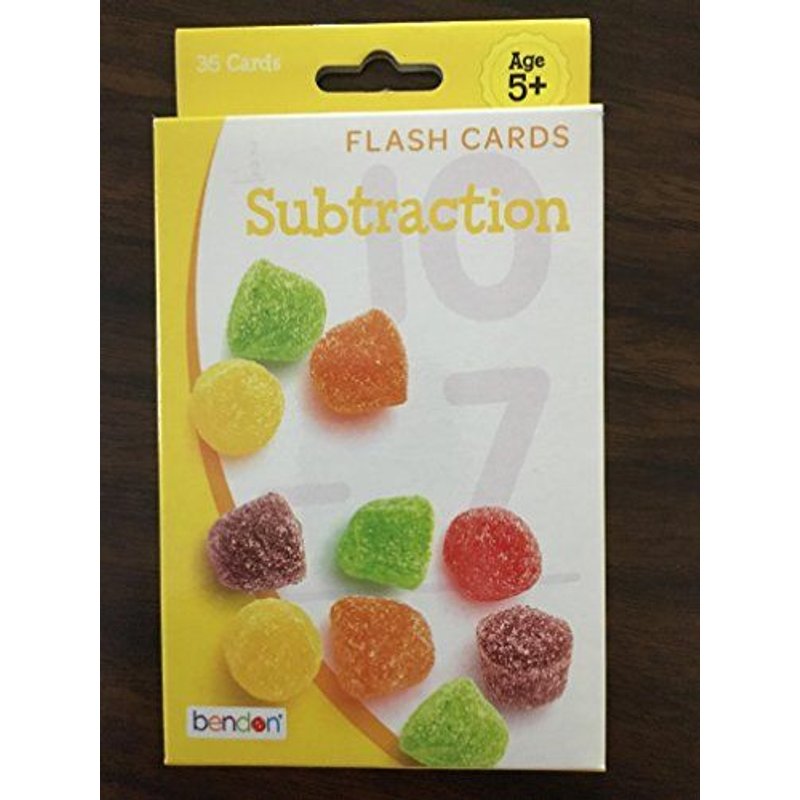Subtraction Flash Cards