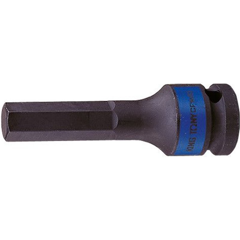 Douille tournevis à chocs 6 pans 1/2" - 10 mm L. 80 mm