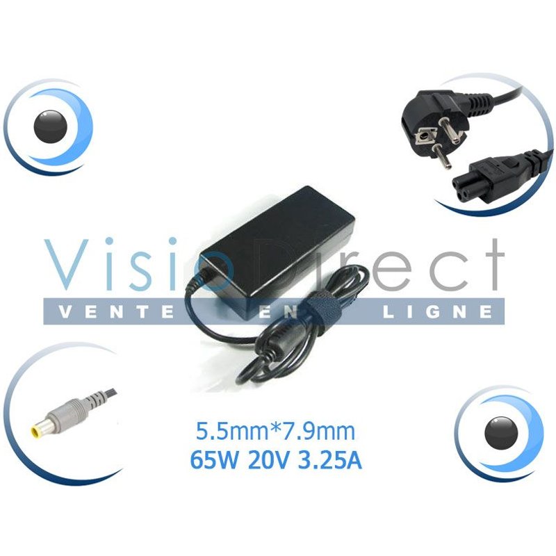 Adaptateur Alimentation Chargeur pour ordinateur portable IBM Lenovo EDGE 11 0328 - Visiodirect -