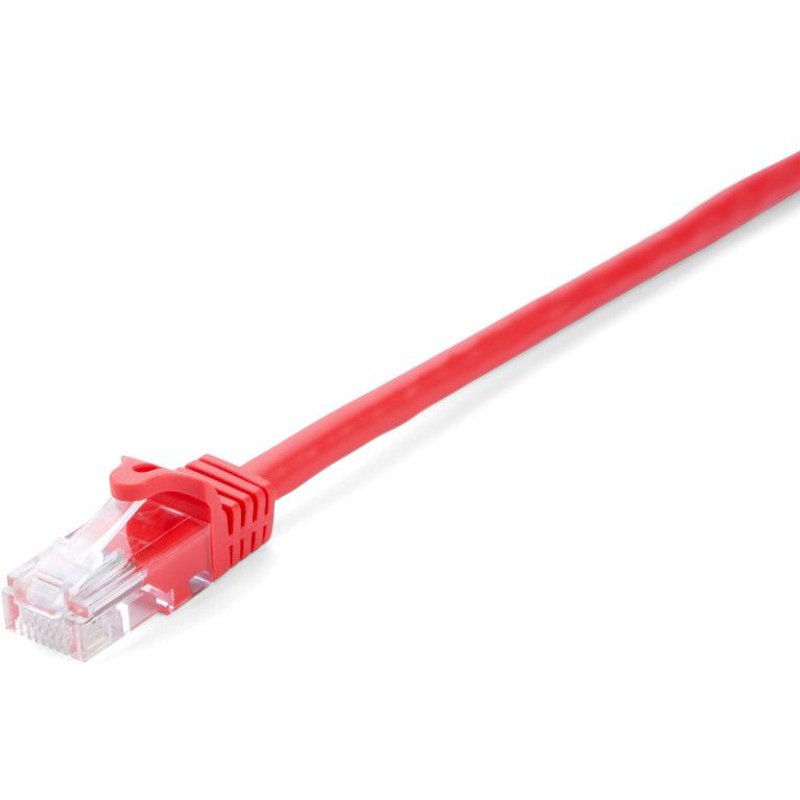 V7 - Câble réseau - RJ-45 (M) pour RJ-45 (M) - 1 m - UTP - CAT 5e - rouge