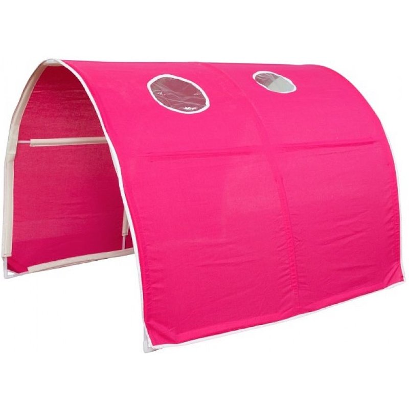 Tunnel De Lit Enfant Coloris Rouge Fuchsia