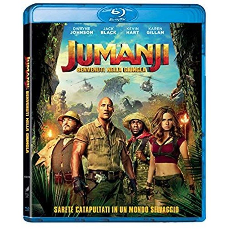 Jumanji: Benvenuti Nella Giungla - Blu Ray Bluray Italian Import