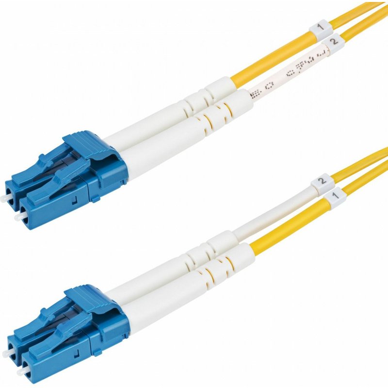 StarTech.com Câble Fibre Optique de 15m Monomode LC à LC (UPC) OS2, LSZH - Cordon de raccordement - mode unique LC/UPC (M) pour mode unique LC/UPC (M) - 15 m - 15 m - 2 mm - fibre optique -...