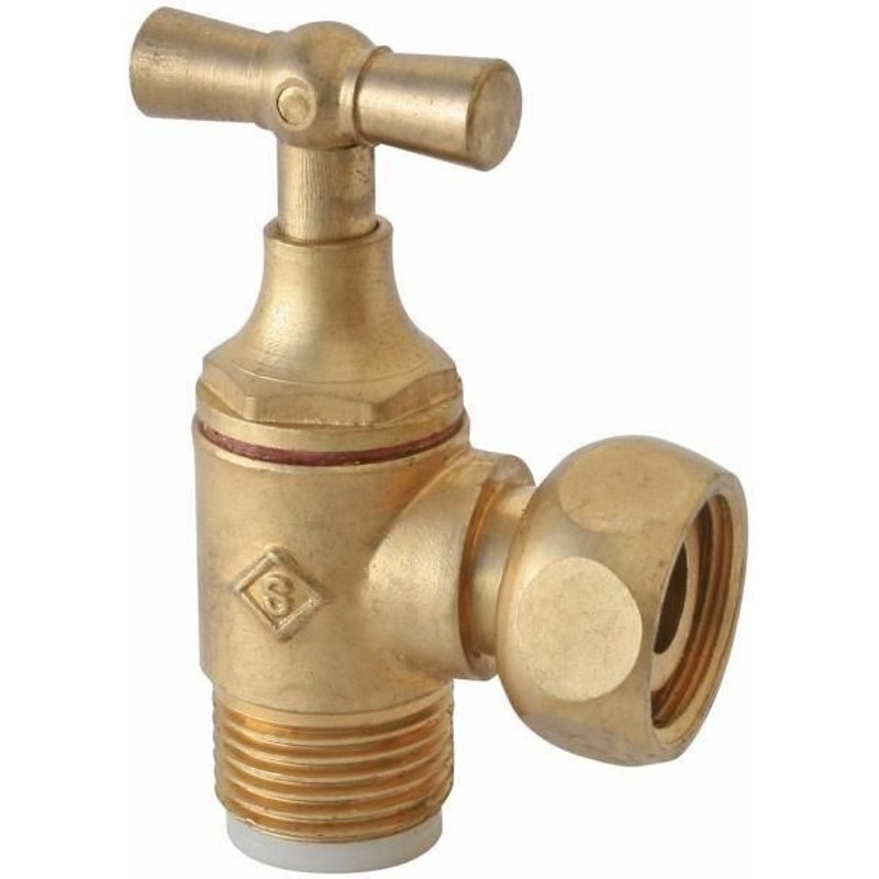 SOMATHERM Robinet WC equerre a clapet - Laiton - Type brut O 3-8