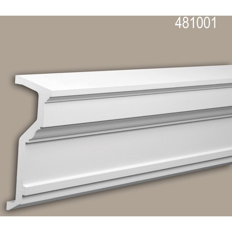 Corniche Profhome 481001 Profil de façade Moulure décorative Moulure décorative style Néo-Classicisme blanc 2 m
