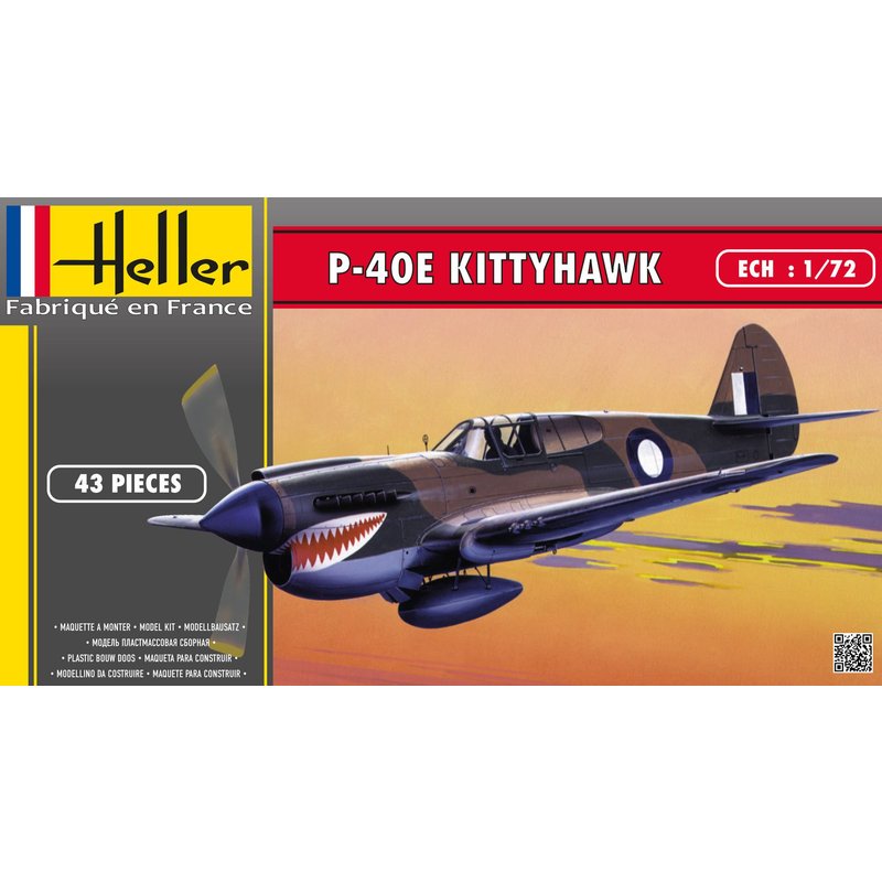 Maped Heller Joustra P-40e Kittyhawk (Chasseur 2ème Guerre Mondiale)-Maped-Heller-Joustra