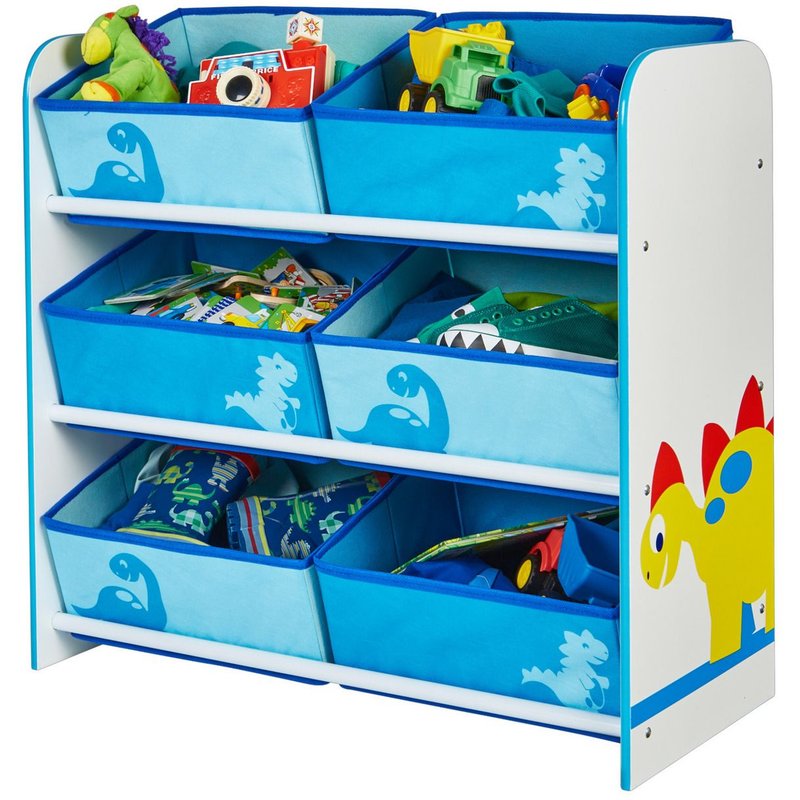 Dinosaures - Coffre À Jouets - Coffre De Rangement Pour Chambre Denfant