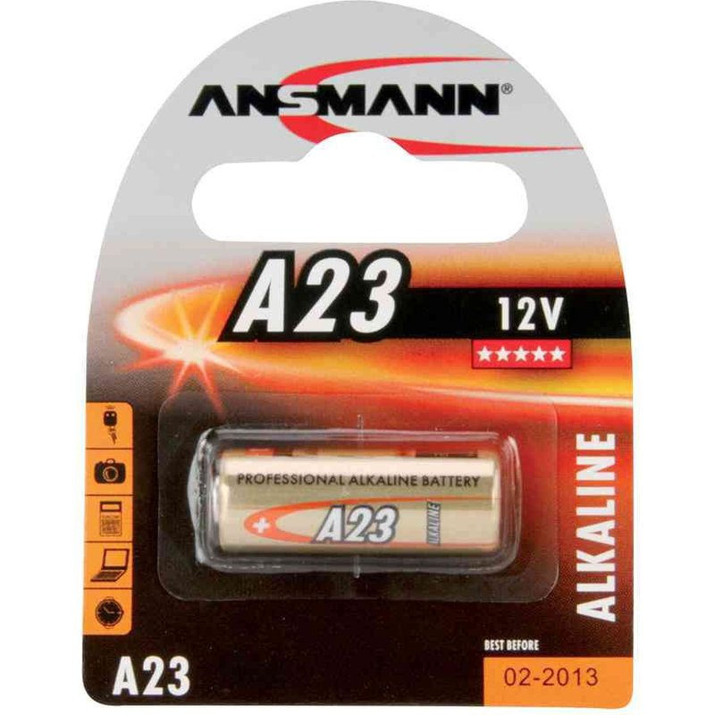 ANSMANN Lot de 3 Piles alcaline "A23", 12 volt (LRV08)