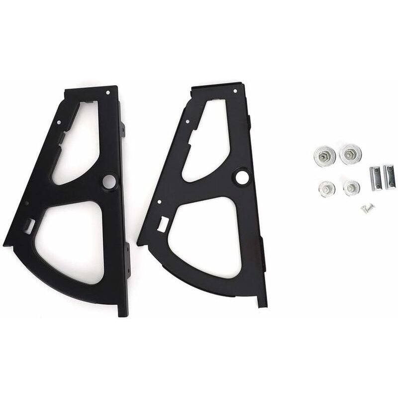 Meuble À Chaussures À Une Seule Couche Avec Cadre À Rabat, Charnières À Tiroir À Charnière, Noir Pour Meuble À Chaussures Avec Accessoires De Montage Goodnice