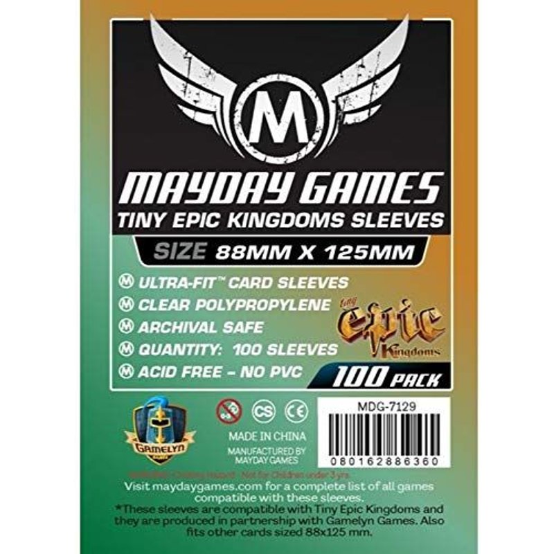Mayday Games Custom Tiny Epic Kingdoms Sleeves