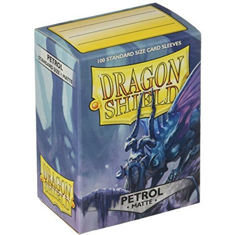 Arcane Tinman Dragon Shield Deck Protective Sleeves For Gaming Cards Standard Size (100 Sleeves) Matte Petrol