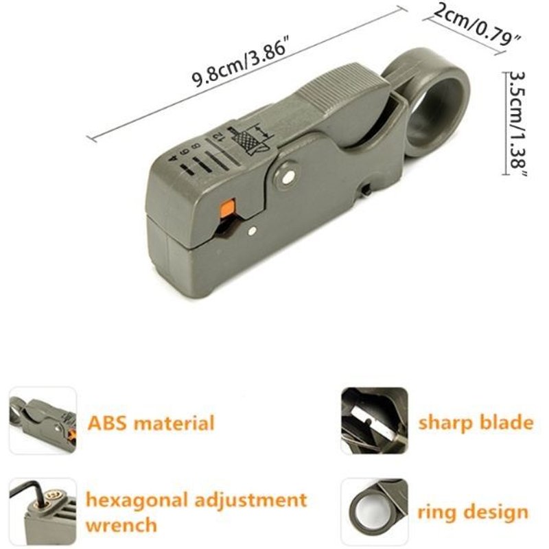 Pince à denuder automatique outils de denudage Double lames fil denude