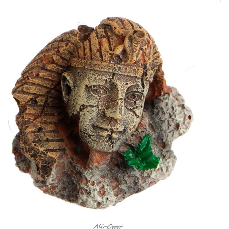 Pharaon Egyptien Antique Sphinx Ruines Aquarium Ornement Aquarium Decoration