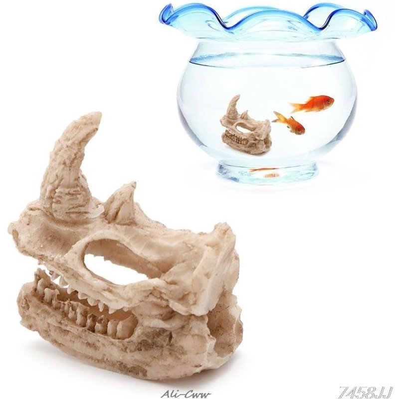 1pc Ornements Aquarium Berger Resine Crane Ornement Aquarium Decoration Accessoires #12 Livraison Directe