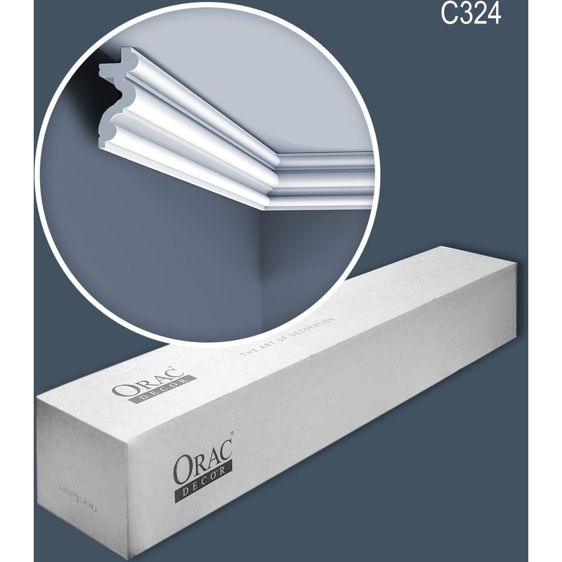 Orac Decor C324-box LUXXUS AUTOIRE 1 carton 16 pièces Corniche 32 m