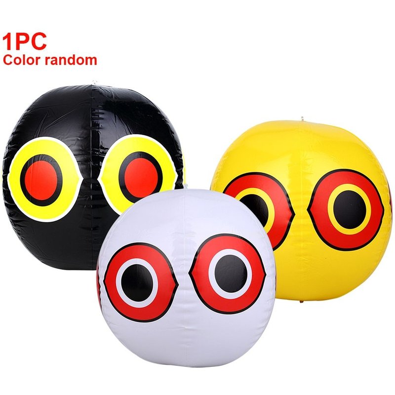 Couleurs Vives Ballons RePulsifs Fiables Dissuasion Visuelle Rapide Utile Terreur Yeux Durables Pvc ReSistant à La DeChirure Arrête Les Oiseaux Nuisibles