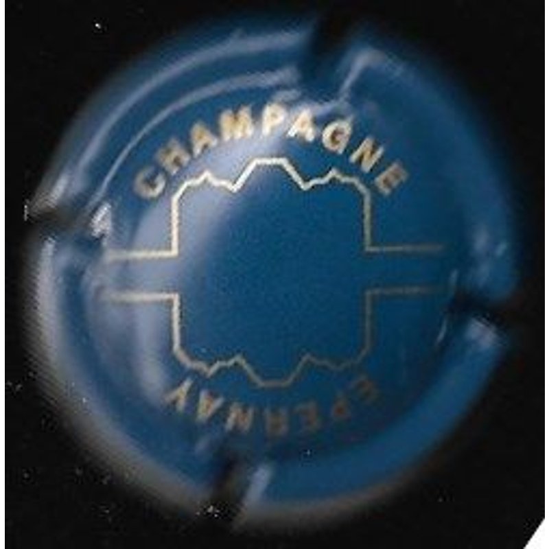 Capsule Champagne Epernay Bleue
