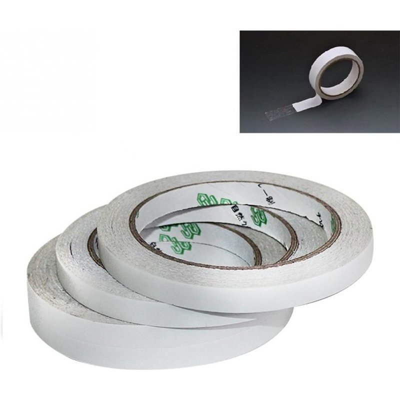 5/12/24/48mm Artisanat Fournitures De Bureau Double Face Ruban AdheSif Bricolage Ruban AdheSif Colle Thermofusible