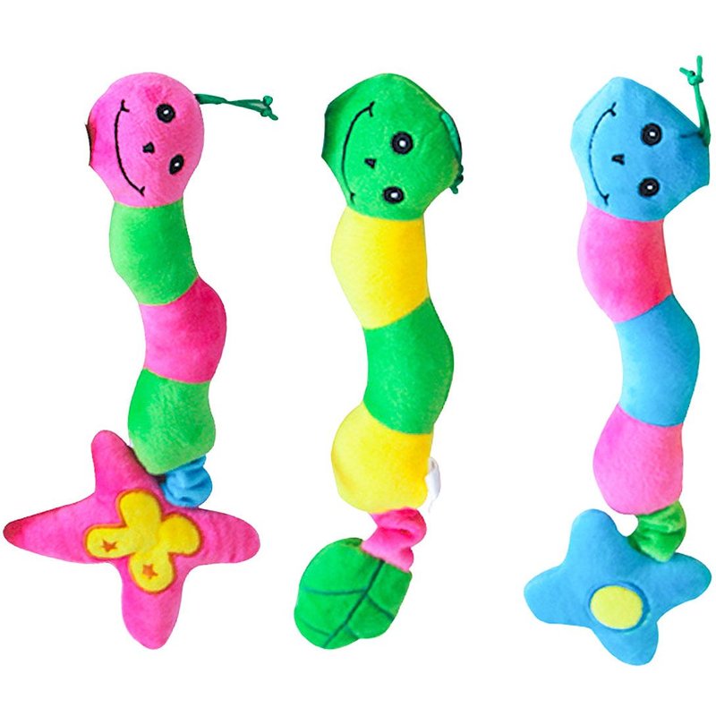 1 Pc Mignon Chien Chiot Jouets À Macher Motif Animal De Compagnie Chenille Dr?Le Interactif Jouets Pour Animaux De Compagnie Chien Chat Nettoyage Dents Jouet Pour Jouer Formation
