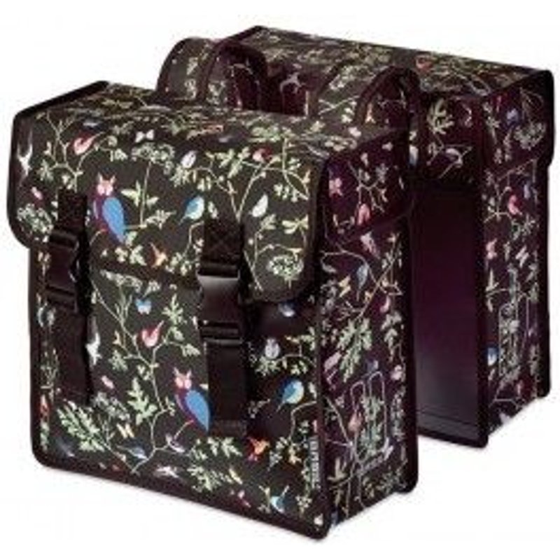 Paire de sacoches Basil Wanderlust 35L noire fixation velcros