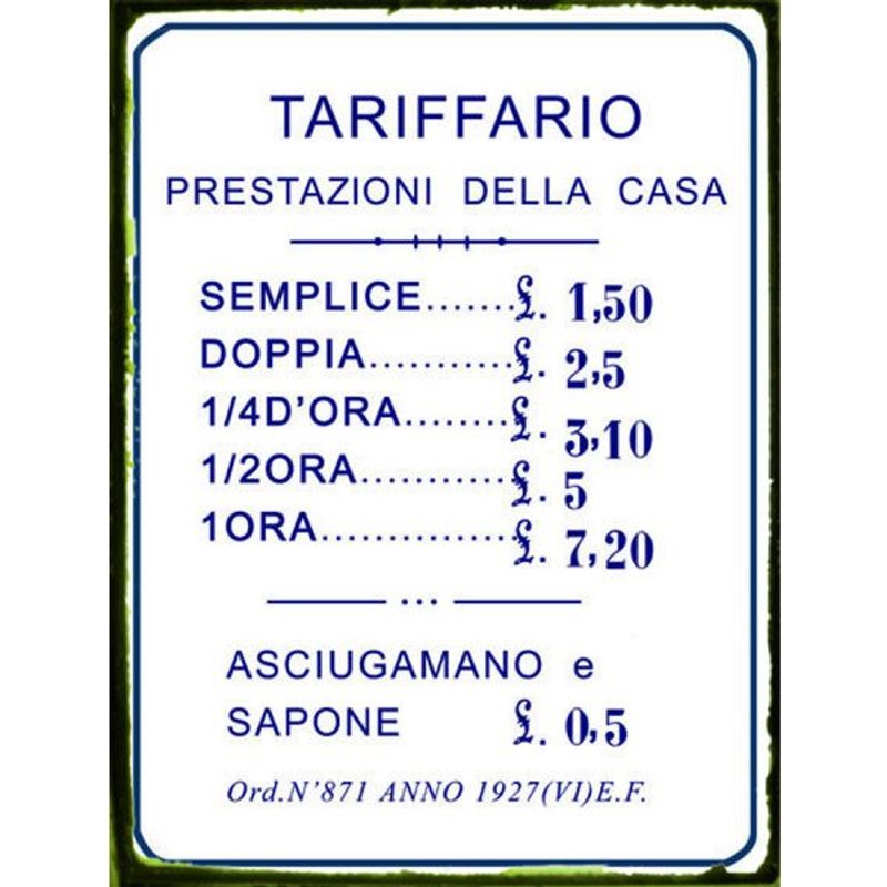 Plaque Historique En Métal