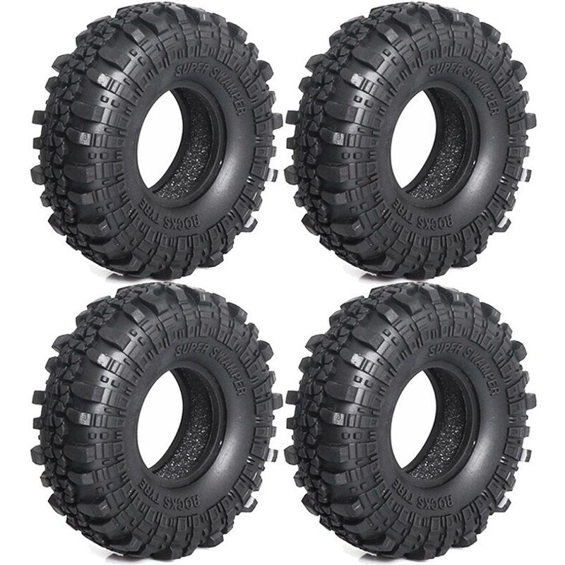 Mvi 1/10 1.9 Pouce Escalade Voiture Pneu Peau 110 Mm Pneu Ceinture Eponge Revêtement Interieur Pneu Largeur 36 Mm (Un Ensemble De Q